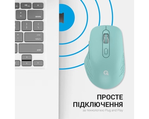 Мишка OfficePro M230M Silent Click Wireless/Bluetooth Mint (M230M)