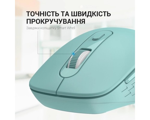Мишка OfficePro M230M Silent Click Wireless/Bluetooth Mint (M230M)