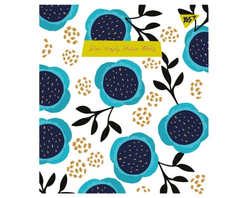 Зошит Yes А5 Wild Bloom 18 аркушів клітинка (765198)