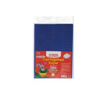 Кольоровий картон Maxi A4 Гофрокартон металізований 21х29,7 см синій (MX61909)