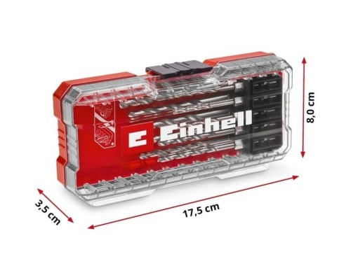 Набір свердл Einhell по металу HSS, 10 шт, 2-6.5мм, кейс (108723)
