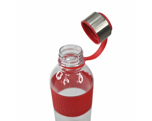 Пляшка для води Line Art Limpid 850 мл червоний (20222LA-02)