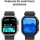 Смарт-годинник Apple Watch Ultra 2 2024 GPS + Cellular 49mm Black Titanium Case with Black Trail Loop - M/L (MX4V3UL/A)