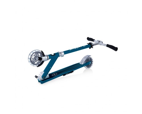 Самокат Globber Flow Element Lights колеса з підсвіткою до 100 кг 5+ Синій (721-300)