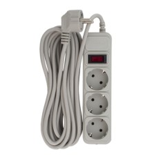 Мережевий фільтр живлення Patron EXT-PN-SP-1035-GR, 5m Gray (EXT-PN-SP-1035-GR)