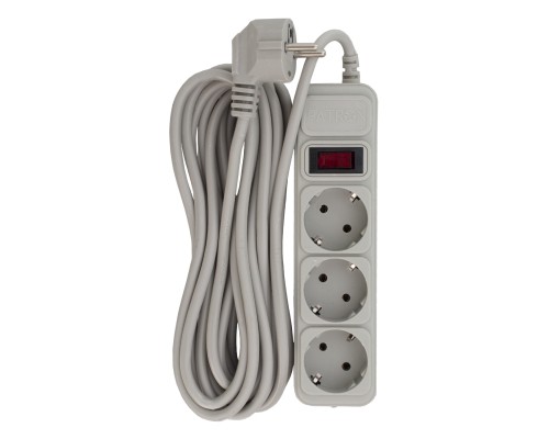 Мережевий фільтр живлення Patron EXT-PN-SP-1035-GR, 5m Gray (EXT-PN-SP-1035-GR)