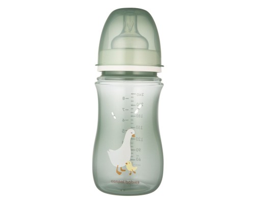 Пляшечка для годування Canpol babies Easystart - Гуси антиколікова з широким отвором 300 мл (35/246)