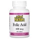 Вітамін Natural Factors Фолієва кислота, 400 мкг, Folic Acid, 90 таблеток (NFS-01272)