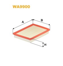Повітряний фільтр для автомобіля Wixfiltron WA9900