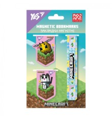 Закладки для книг Yes магнітні Minecraft Spring 3 шт (708343)