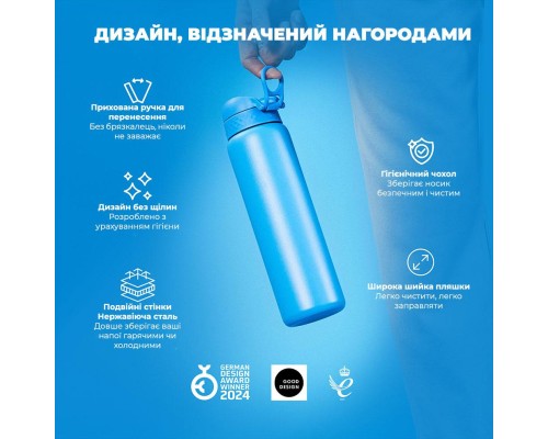Пляшка для води ION8 OneTouch Vacuum Insulated 920 мл Blue (I8TS1000BLU)