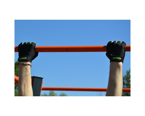 Рукавички для фітнесу MadMax MFG-251 Rainbow Green XS (MFG-251-Green_XS)