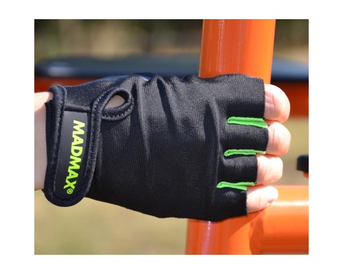 Рукавички для фітнесу MadMax MFG-251 Rainbow Green XS (MFG-251-Green_XS)