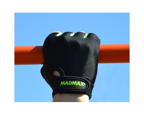 Рукавички для фітнесу MadMax MFG-251 Rainbow Green XS (MFG-251-Green_XS)