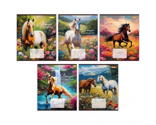 Зошит 1 вересня Stronger than the storm А5 12 аркушів коса лінія (767207)