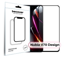 Скло захисне BeCover Nubia V70 Design Black (713455)