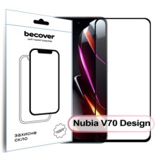 Скло захисне BeCover Nubia V70 Design Black (713455)