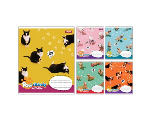 Зошит 1 вересня Pawsitively А5 18 аркушів лінія (768239)