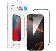 Скло захисне ACCLAB Full Glue Apple iPhone 16 Pro Max Black (1283126593284)