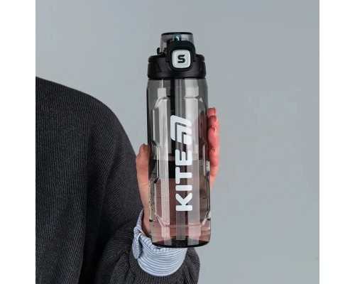 Поїльник-непроливайка Kite 800 мл, чорна (K25-1211-1)