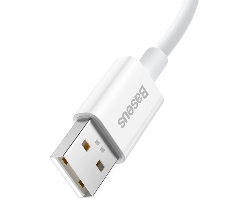 Дата кабель USB 2.0 AM to USB-C 2.0m Superior Fast Charging 60W white Baseus (CAYS001002)