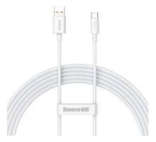 Дата кабель USB 2.0 AM to USB-C 2.0m Superior Fast Charging 60W white Baseus (CAYS001002)