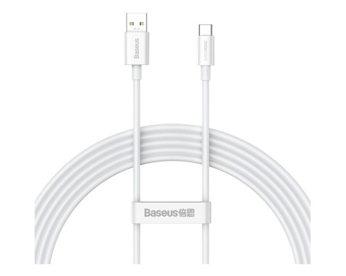Дата кабель USB 2.0 AM to USB-C 2.0m Superior Fast Charging 60W white Baseus (CAYS001002)