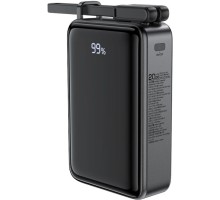Батарея універсальна Acefast 20000mAh 67W PD/3.0, 20В/3.35A Type-C, USB-A, with cable, Li-ion M4 Black (6974316282723)