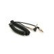 Кабель мультимедійний 3.5mm M to 3.5mm M 1.5m 90° corner black Voltronic (YT-AUXSGJ(M)/(M)-1.5-B)