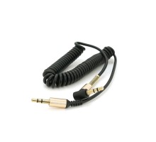 Кабель мультимедійний 3.5mm M to 3.5mm M 1.5m 90° corner black Voltronic (YT-AUXSGJ(M)/(M)-1.5-B)