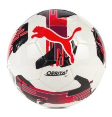 М'яч футбольний Puma Orbita 6 MS 084335-04 білий, чорний, бордовий 5 (4067981497270)
