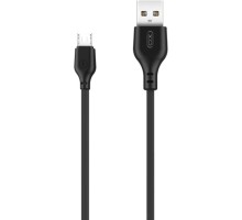 Дата кабель USB 2.0 AM to Micro 5P 2.0m 2.1A black XO (XO-NB103-BK)