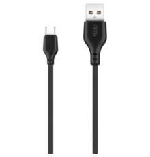 Дата кабель USB 2.0 AM to Micro 5P 2.0m 2.1A black XO (XO-NB103-BK)