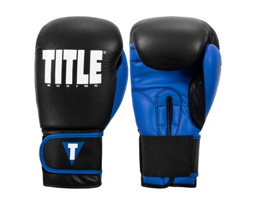 Боксерські рукавички Title Boxing Dynamic Strike Black/Blue 12 oz (XDBG 12 BK/BL)