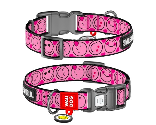 Нашийник для тварин WAUDOG Nylon з QR-паспортом 