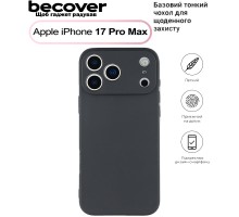 Чохол до мобільного телефона BeCover Apple iPhone 17 Pro Max Black (713762)