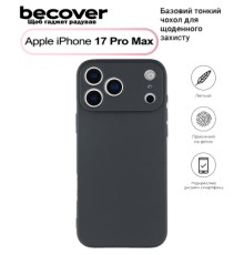 Чохол до мобільного телефона BeCover Apple iPhone 17 Pro Max Black (713762)