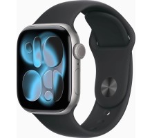 Смарт-годинник Apple Watch Series 11 GPS 42mm Space Grey Aluminium Case with Black Sport Band - S/M (MEQW4RK/A)