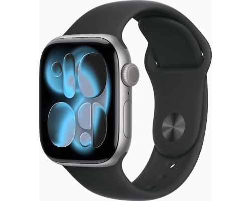 Смарт-годинник Apple Watch Series 11 GPS 42mm Space Grey Aluminium Case with Black Sport Band - S/M (MEQW4RK/A)