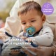 Пустушка Philips AVENT Ultra Air 6-18 місяців 2 шт, зелено-блакитна (SCF087/11)