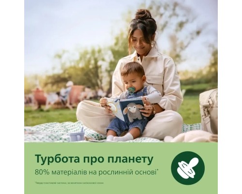 Пустушка Philips AVENT Ultra Air 6-18 місяців 2 шт, зелено-блакитна (SCF087/11)