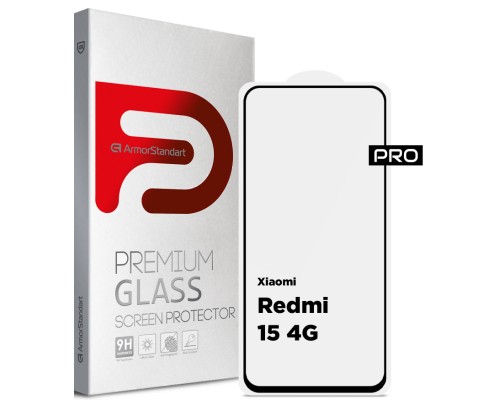 Скло захисне Armorstandart Pro Xiaomi Redmi 15 4G (ARM85415)
