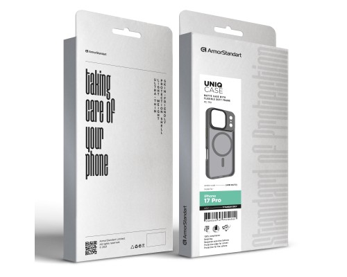 Чохол до мобільного телефона Armorstandart Uniq MagCase Apple iPhone 17 Pro Titanium Grey (ARM86270)