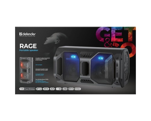 Акустична система Defender Rage Black (65109)