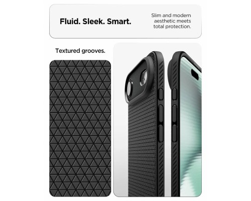 Чохол до мобільного телефона Spigen Liquid Air iPhone 17 Air Matte Black (ACS10302)