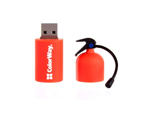USB флеш накопичувач ColorWay Fire 64 GB USB 3.0 Red (CW-USBFE64) 