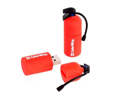 USB флеш накопичувач ColorWay Fire 64 GB USB 3.0 Red (CW-USBFE64) 