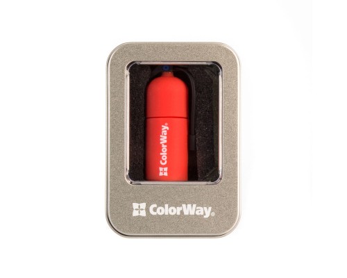 USB флеш накопичувач ColorWay Fire 64 GB USB 3.0 Red (CW-USBFE64) 