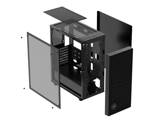 Корпус OCYPUS GAMMA C70 BK ARGB (GAMMA-C70-BKG400XX-GL)