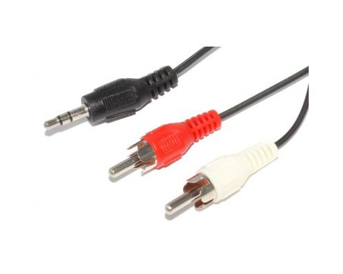Кабель мультимедійний Jack 3.5mm папа/2RCA папа Atcom (10707) 